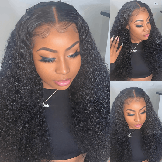 Long Wavy Lace Part Wig - High-Grade Heat Resistant Fiber Voluminous Style